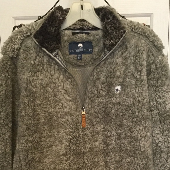 SOUTHERN SHIRT CO Unisex 1/4 Zip Sherpa Pullover - Picture 4 of 6